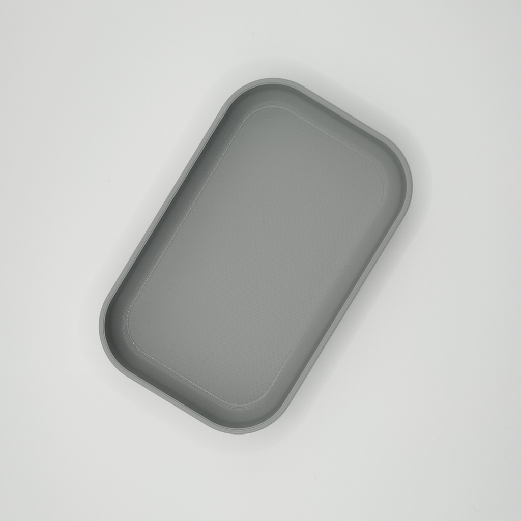 Bandeja rectangular moderna para llaves