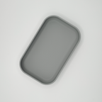 Bandeja rectangular moderna para llaves