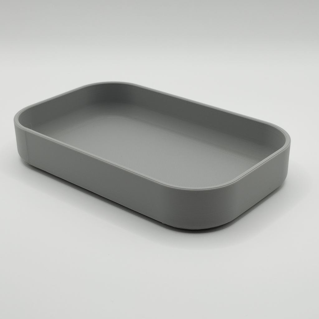 Bandeja rectangular moderna para llaves