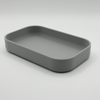 Bandeja rectangular moderna para llaves