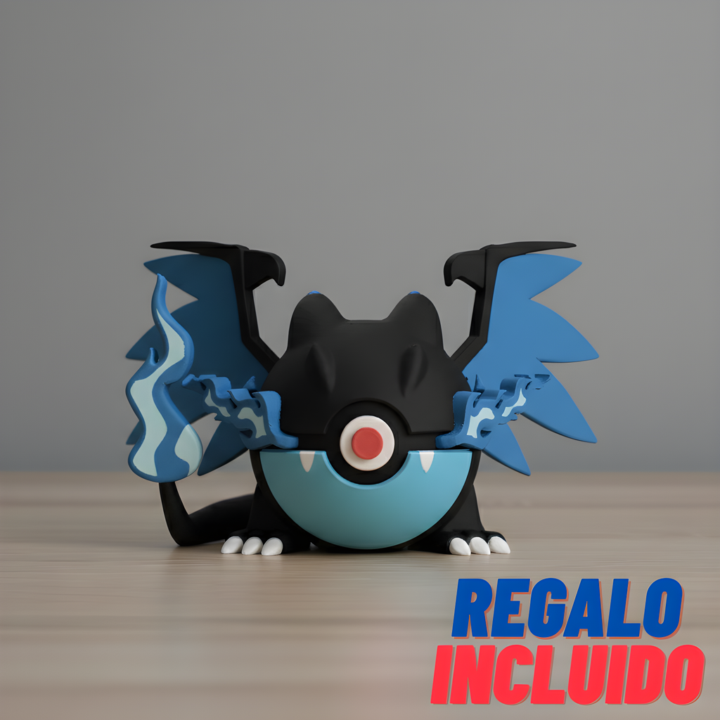Poket-Ball Coleccionable de Mega Charizard X