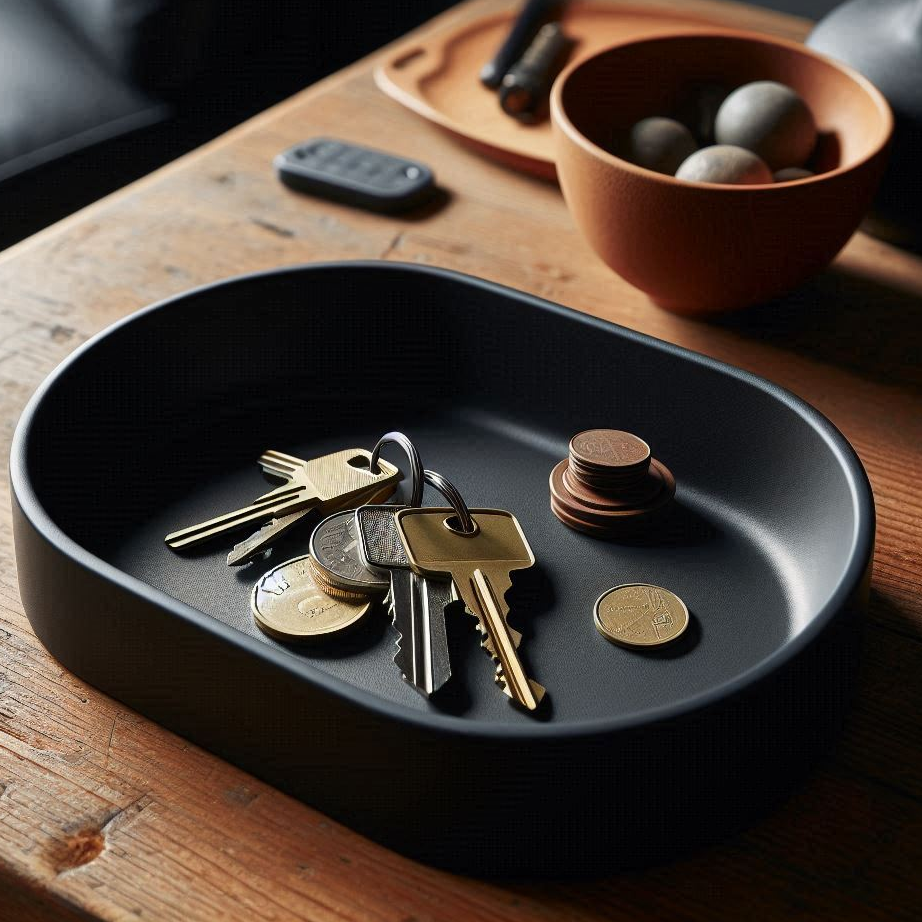 Bandeja de diseño "Ovalism" para guardar objetos